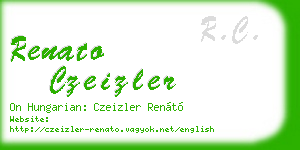 renato czeizler business card