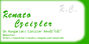 renato czeizler business card